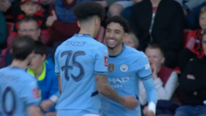 FA cup Marmoush Haaland Manchester city Gardioula