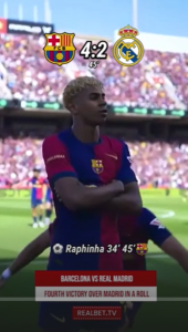 Barcelona Thrash Real Madrid 4-3